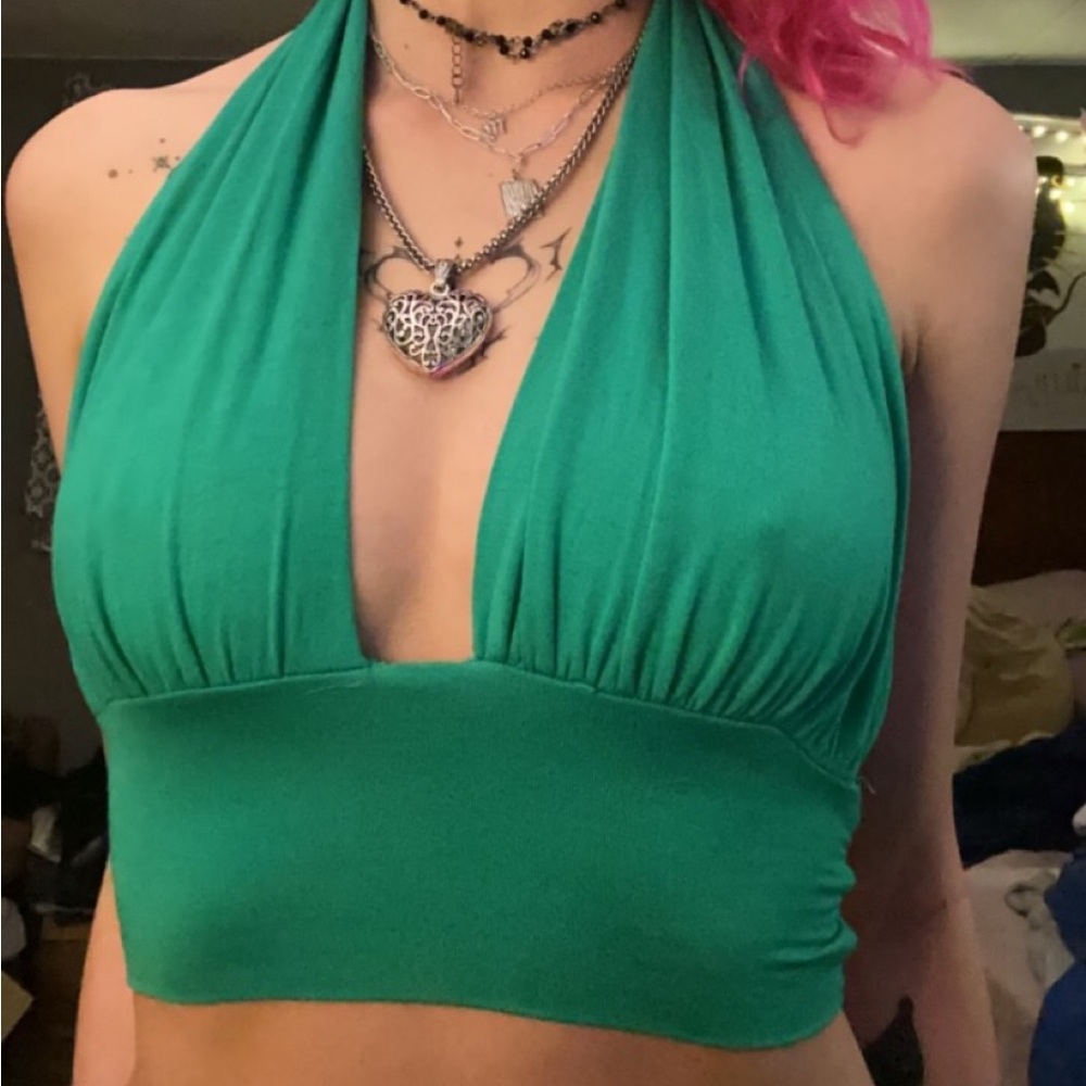 Tie over tank top